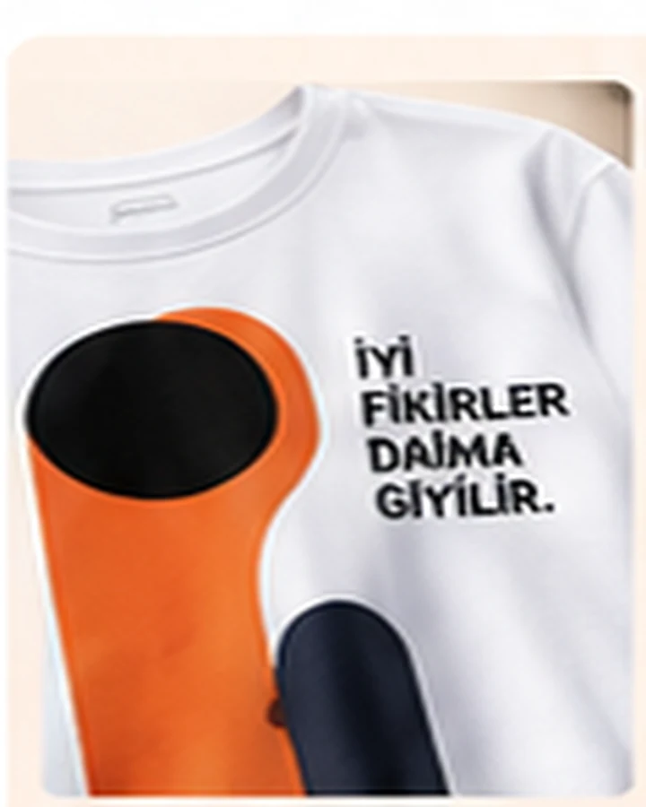 Baskılı tişört örneği