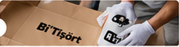BiTişört siparişinin paketleme ve kargo aşaması